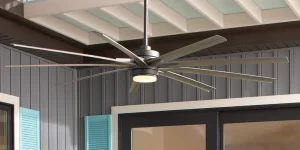 Gazebo ceiling fan for outdoor