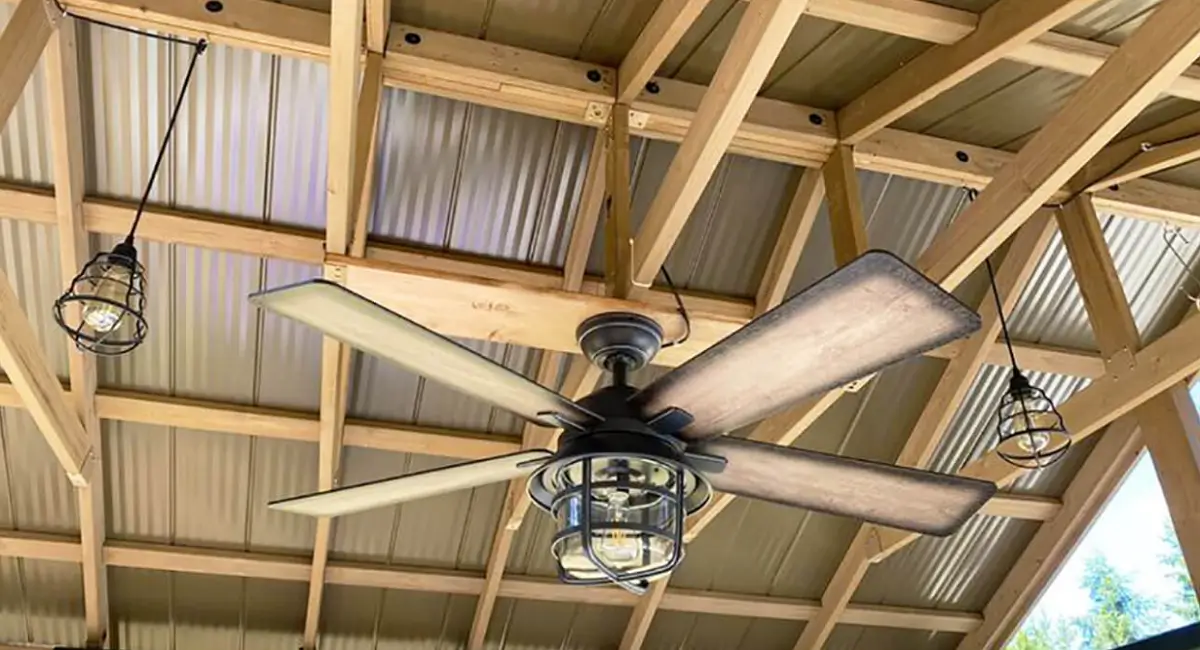 why your gazebo needs a ceiling fan